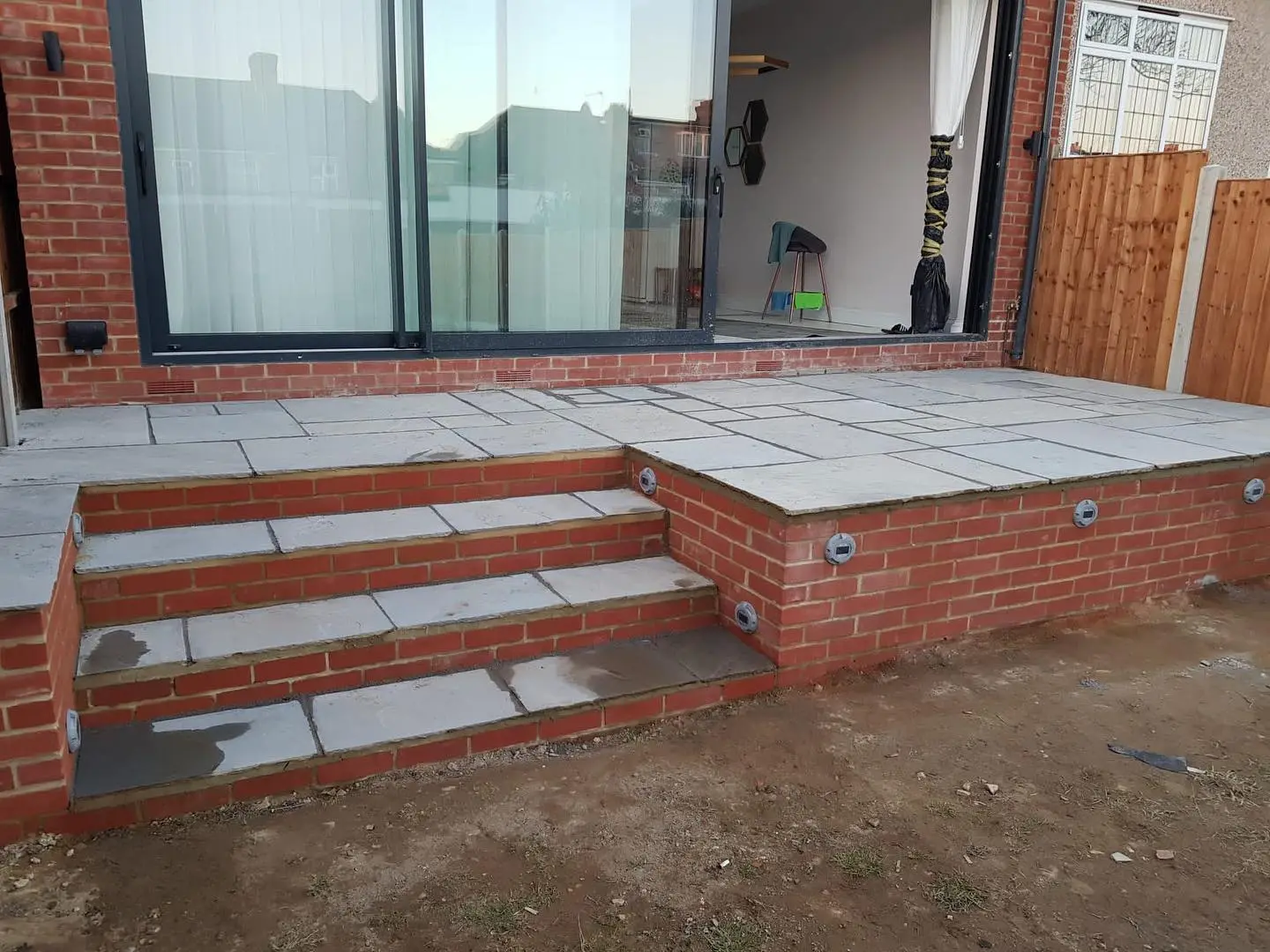 rear-garden-patio-stairs-ilford-london