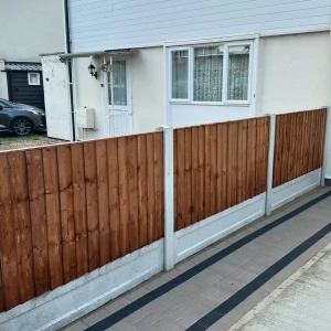 Fencing Contractors front-driveway-fencing-installed-harold-wood-essex